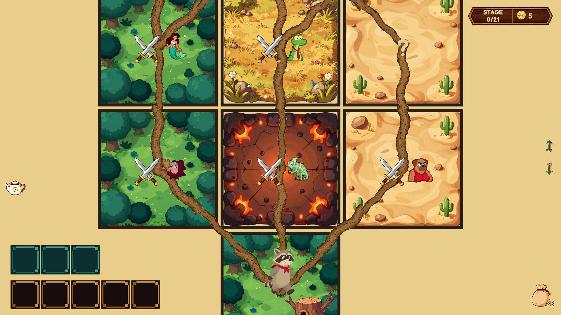 Choose a route on the map (English)