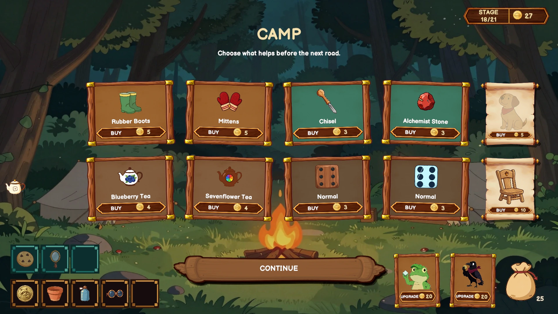 Prepare for the next encounter at camp (English)